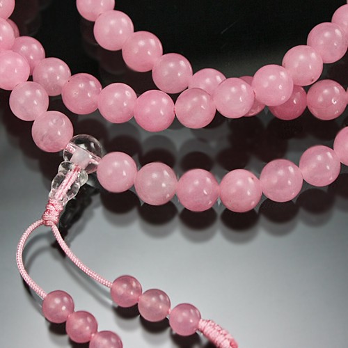 唸珠-粉晶-8mm