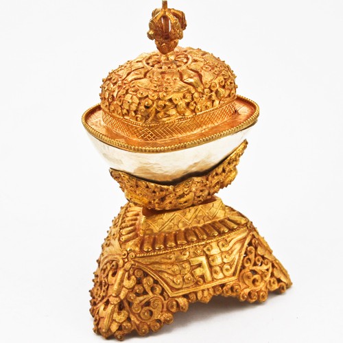 嘎巴拉 -鍍金（一對）