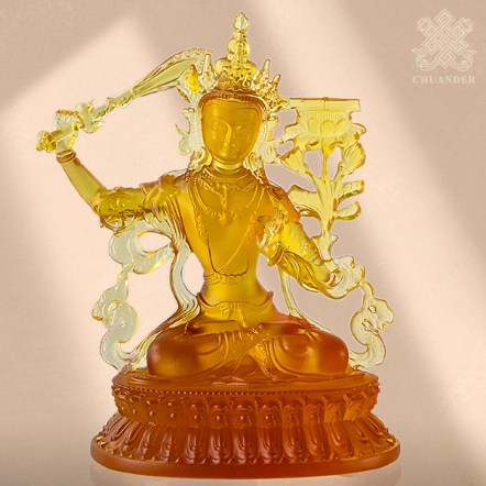 琉璃文殊-深琥珀色17cm