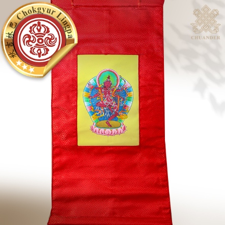 【秋吉林巴寺院製作】咕嚕咕咧手繪小唐卡