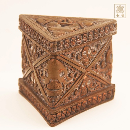 普巴座-仿古-紅銅