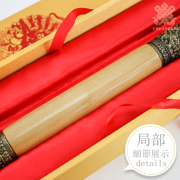 格薩爾王心想事成權杖-檜木製