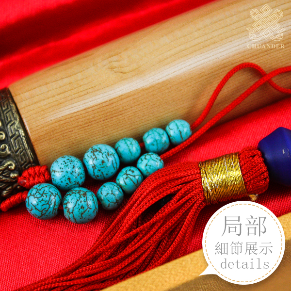 格薩爾王心想事成權杖-檜木製