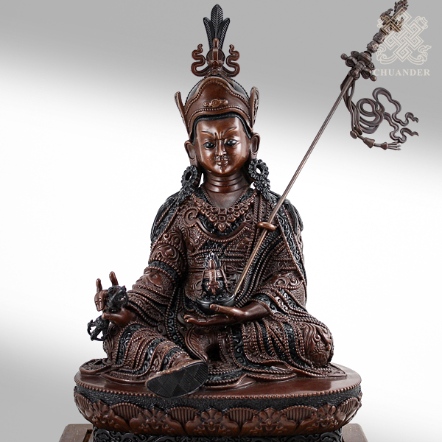 7寸蓮師-銅-仿古雙色