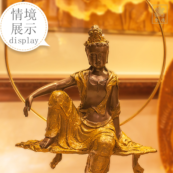 子問,子問銅雕,自在-光輝經典系列銅雕（附證書）