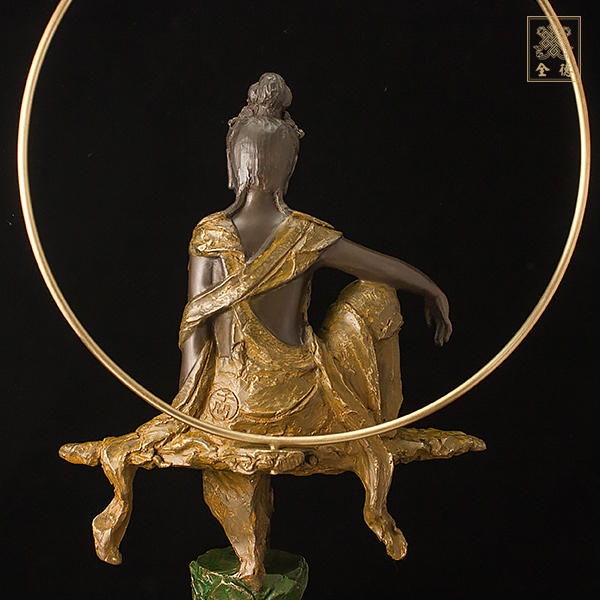 子問,子問銅雕,自在-光輝經典系列銅雕（附證書）