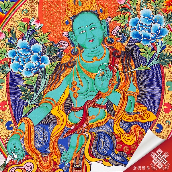 綠度母06-127-唐卡畫心