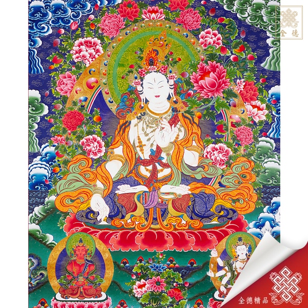 長壽三尊06-123-唐卡畫心