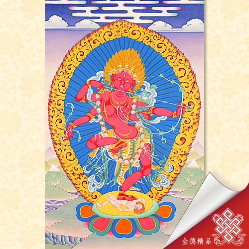 作明佛母 08-045 唐卡畫心