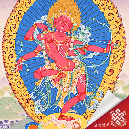 作明佛母 08-045 唐卡畫心