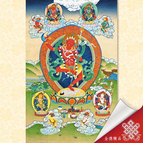金剛亥母 06-058 唐卡畫心