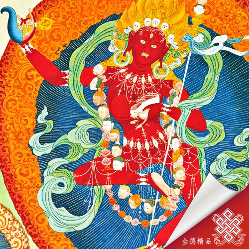 隆德寺16本尊之三08-028-唐卡畫心