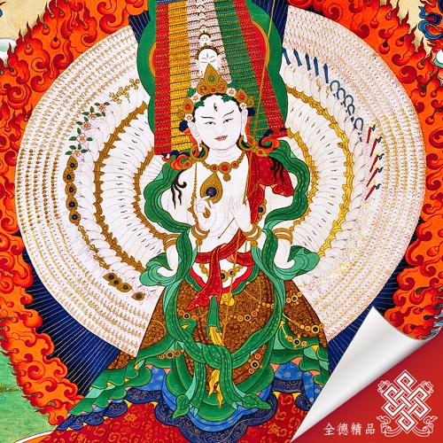 大白傘蓋佛母 06-089 唐卡畫心
