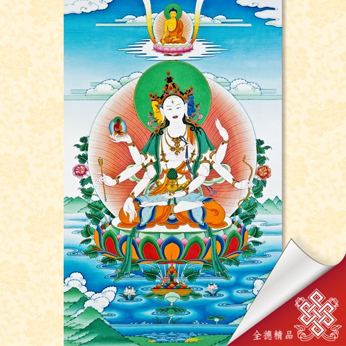 尊勝佛母 06-137 唐卡畫心