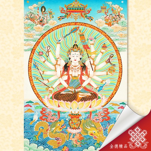 準提佛母 06-001 唐卡畫布