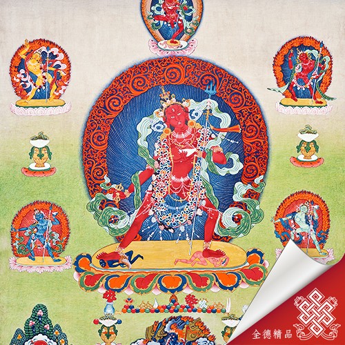 金剛瑜伽母 桑瓦耶謝 10-009 唐卡畫心