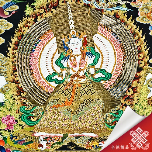 大白傘蓋佛母 09-028 唐卡畫心