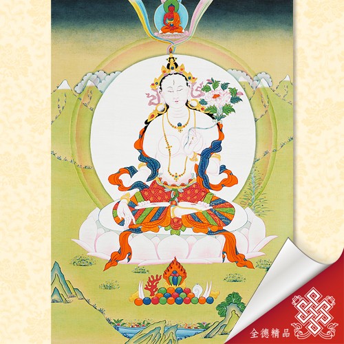 白度母 06-011 唐卡畫心