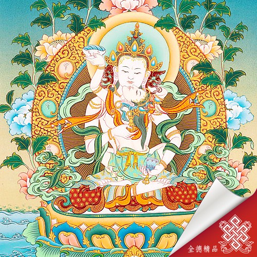 金剛薩埵雙身,06-002,唐卡,畫心