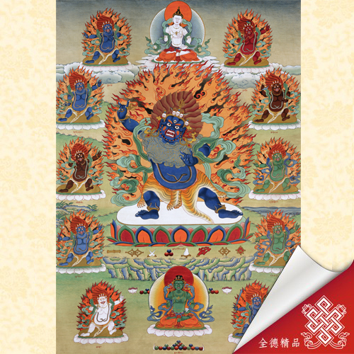 金剛手菩薩 06-086 唐卡畫心