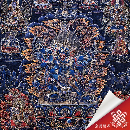 普巴金剛,唐卡,畫心