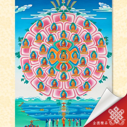 三十五佛,35佛,唐卡