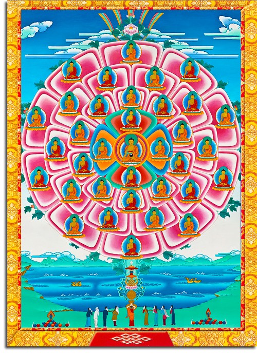 5"x7"法照-三十五佛-BUT01
