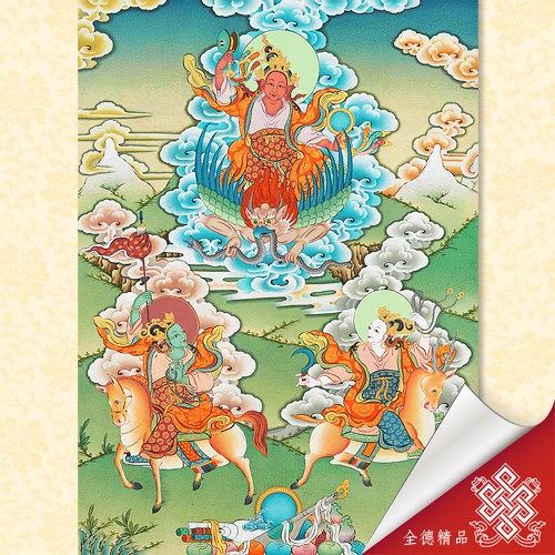 藏傳護城女神12滇瑪套圖