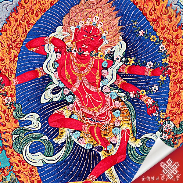 薩迦三紅尊,唐卡