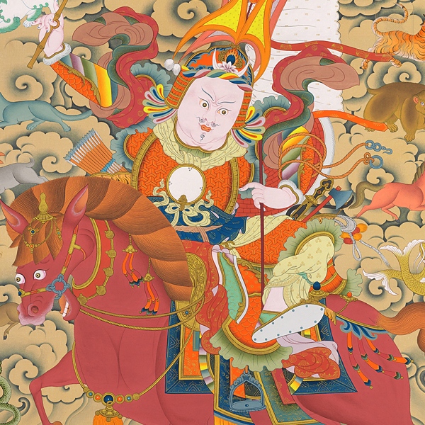 給薩王,給薩爾王,唐卡