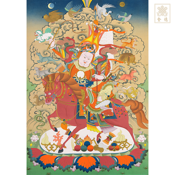 給薩王,給薩爾王,唐卡