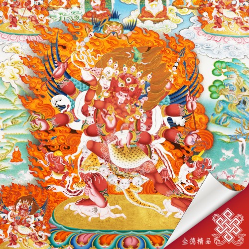 八大黑嚕嘎,馬頭明王,唐卡