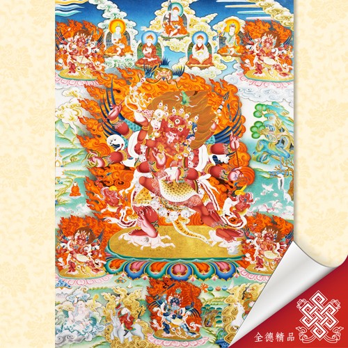 八大黑嚕嘎,馬頭明王,唐卡