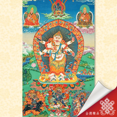 六臂瑪哈嘎拉,唐卡