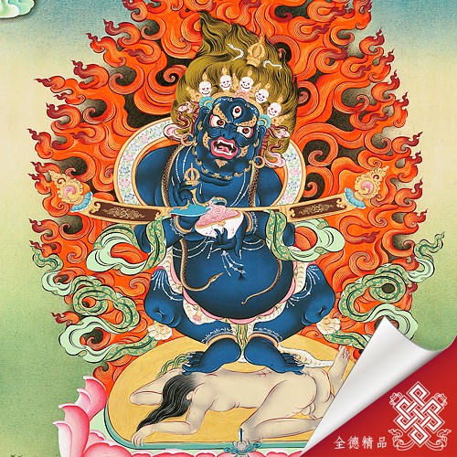 紅棒瑪哈嘎啦,唐卡