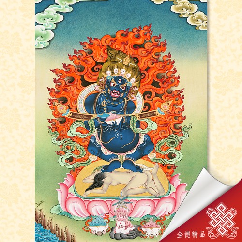 紅棒瑪哈嘎啦,唐卡