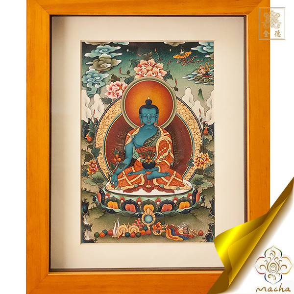 藥師佛,瑪嘉,瑪嘉唐卡,圖登顛巴