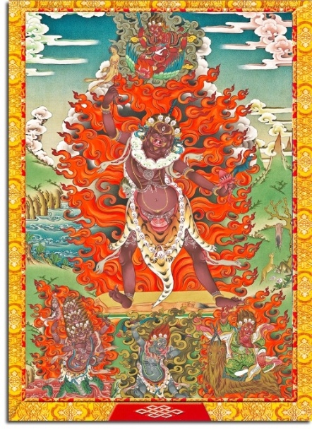 5"x7"法照-一髻佛母-PRM02