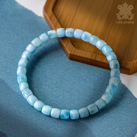 手串-拉利瑪海紋石-車輪型