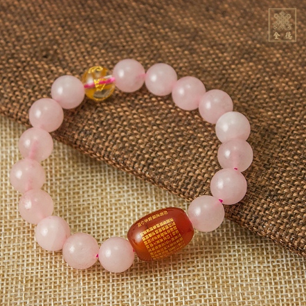 手珠-粉晶+六字珠+心經筒珠（共三款）