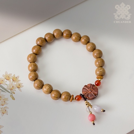 手珠-六道木8mm+木雕配飾