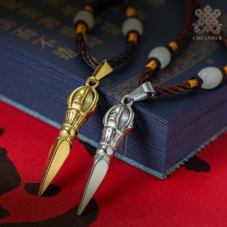 項鍊-普巴杵-鈦鋼（共二色）