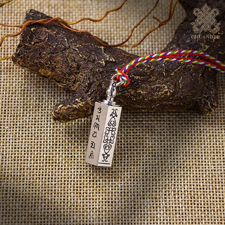 項鍊嘎嗚-六字-六角神柱-鋼合金