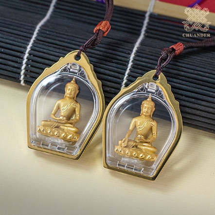 項鍊-三寶佛系列-房型透明嘎嗚盒（共三款）