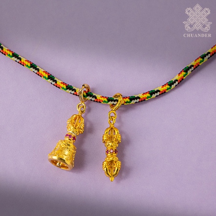 配件-純銀鍍金鈴杵（一組）