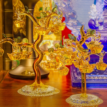 水晶元寶發財樹（共二款）
