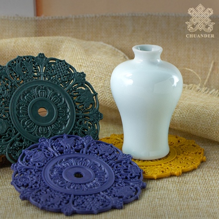 止滑墊-八吉祥鏤空-素面（共三色）