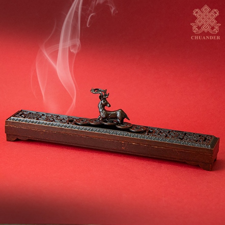 臥爐-一鹿生財-紫銅色-銅製（共二款）