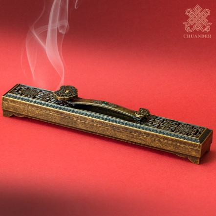 臥爐-萬事如意-青銅色-銅製（共二款）