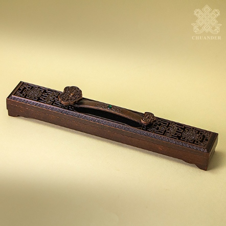 臥爐-萬事如意-紫銅色-銅製（共二款）